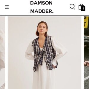 NWT Sold Out Damson Madder Gilet size 8 (small)